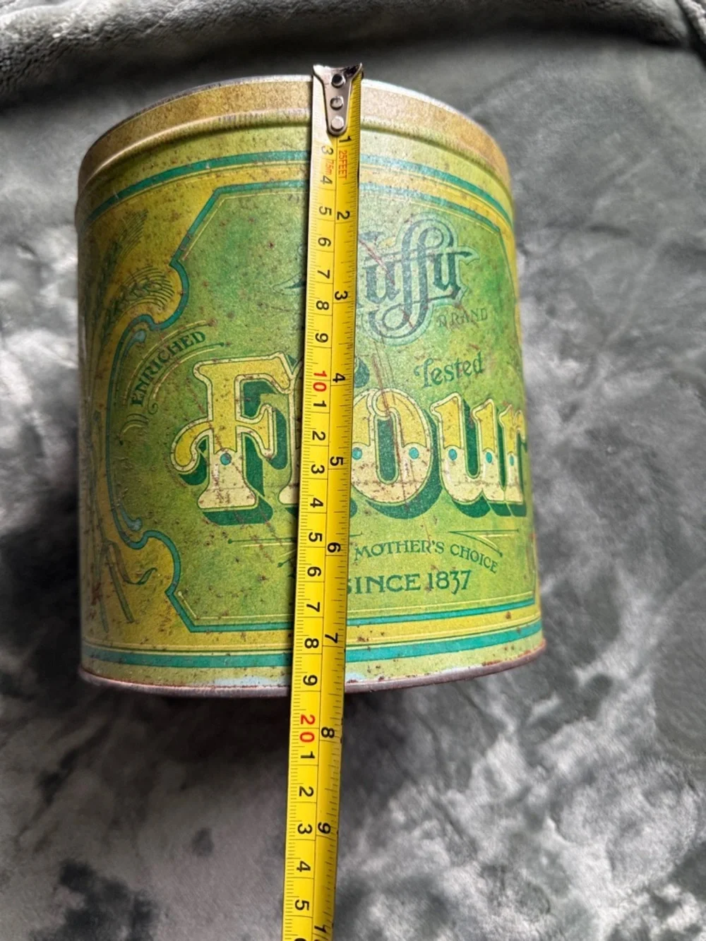 Flour Storage Tin - HUF Brand Vintage Green